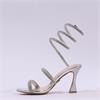 Una Healy Maneater Twist High Heel - Chrome